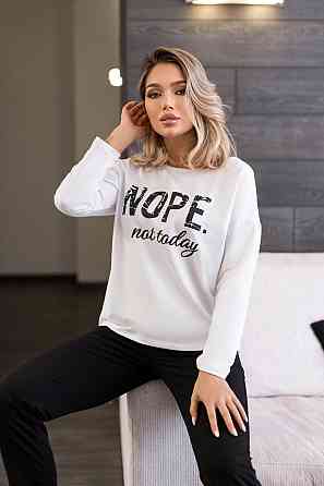 Жіночий спортивний костюм двонитка "Foll" | Батал Чорний, 50-52 Київ