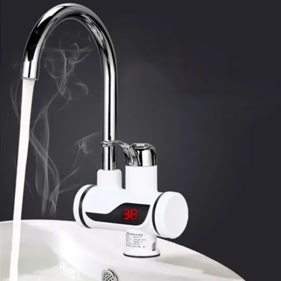 Проточный водонагреватель с LCD экраном , водонагреватель, кран нагреватель воды Коломия