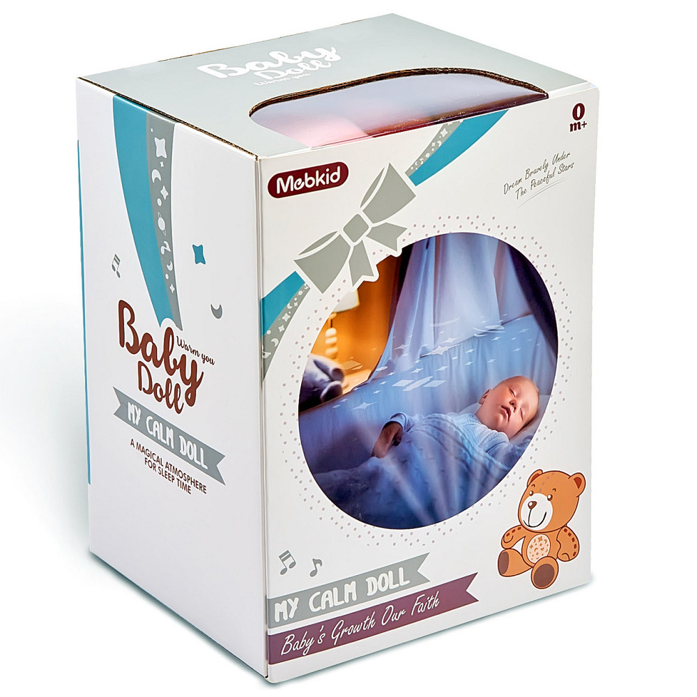 Ночник для малыша MY CALM DOLL. Ночник с проектором Звездное небо. Ночник Розовый заяц. Каменец-Подольский - изображение 2