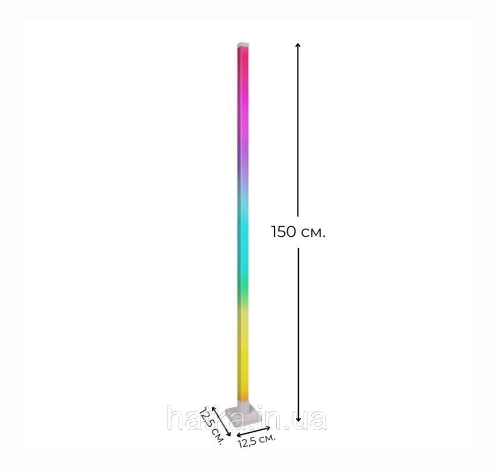 Торшер підлоговий Світлодіодний VALESO LED RGB IC Розумний 150см Музична Синхронізація VALESO Київ - фото 7