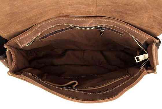 Сумка мужская Vintage 14231 в винтажном стиле Коричневая Киев