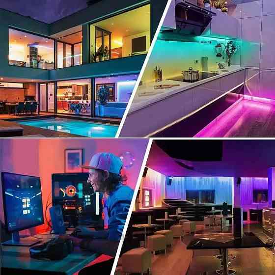 Світлодіодна стрічка RGB3528 на 10м від USB + пульт ДК SBR Київ