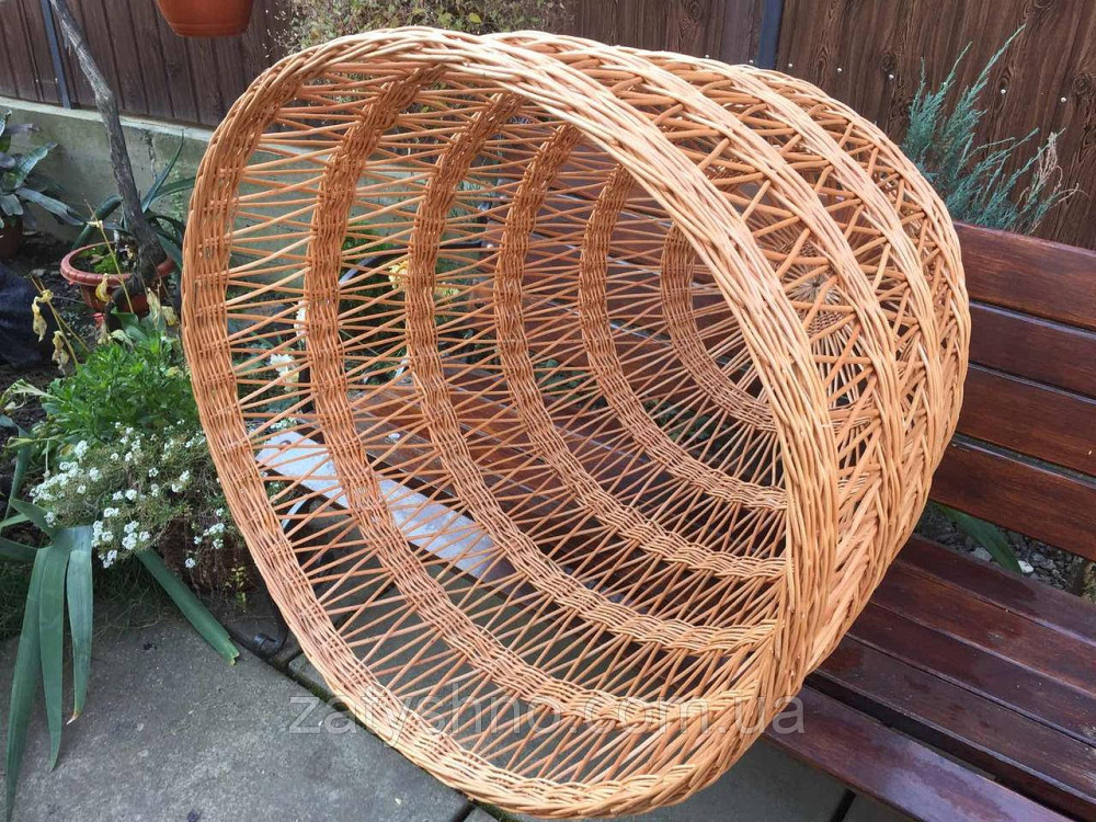 Світильник плетений прозорий із лози Київ - фото 1