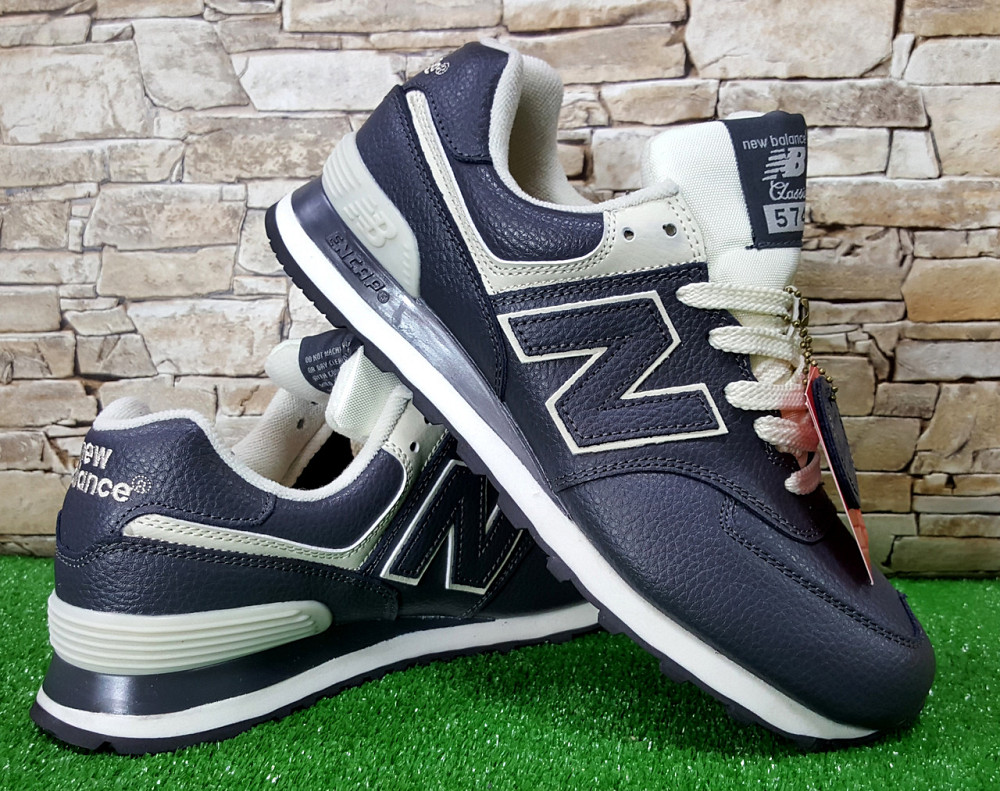 Мужские кроссовки New Balance Black/White ML574EGK ,кожа,оригинал   p.45-29см Киев - изображение 2
