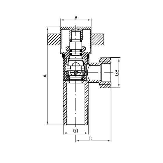 Кран Koer KR.519 - 1/2x3/8 (KR3210) Київ