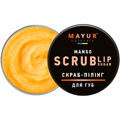 Скраб для губ Mayur Mango Lip Sugar Scrub Манговий десерт 15 г (4820230953251) Вінниця - фото 1
