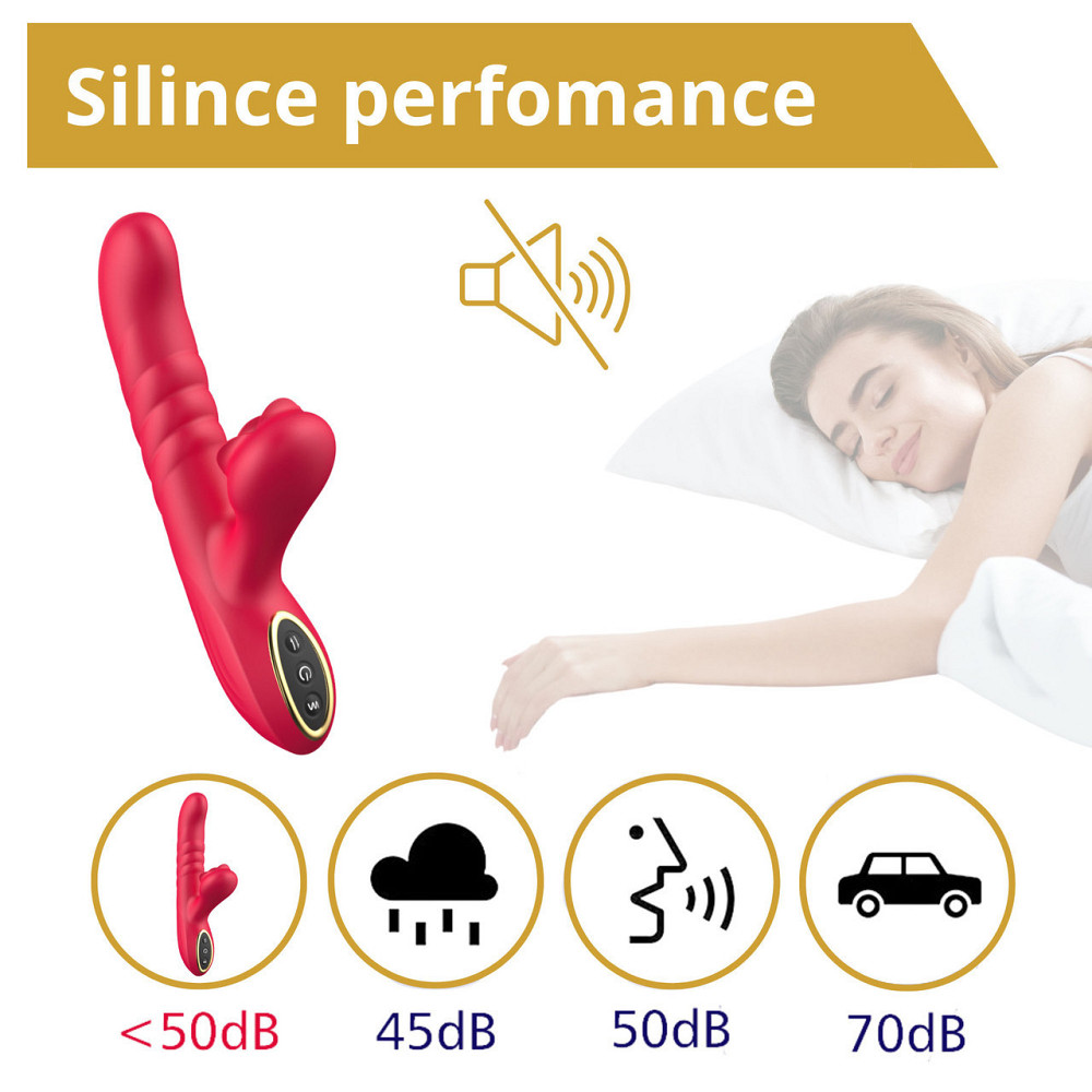Вібратор - Erospace Sweet Play G-Spot Vibrator With Thrusting A2 Sex Aura Київ - фото 8