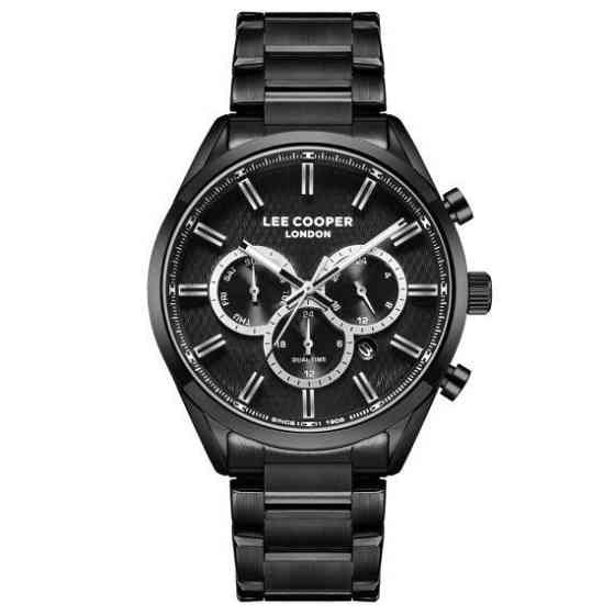 Годинник чоловічий наручний водонепроникний Lee Cooper England (Чорний) Вінниця