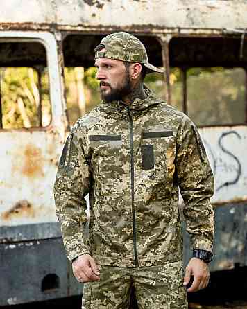 Тактична куртка field піксель Київ