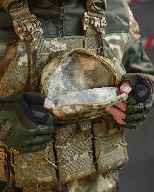 Плитоноска Nixon 4 точки скидання пікселів ВТ6044 Одеса - фото 3