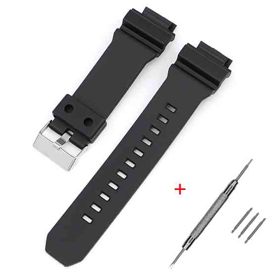 Ремешок для Casio G-Shock GD-X6900 Black Silver SBR Киев