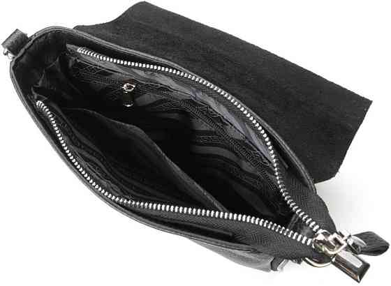 Сумка из натуральной кожи Черная (SHVIGEL) Киев