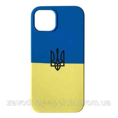 Iphone 14 Силиконовый чехол Украина (Трезубец) Одесса
