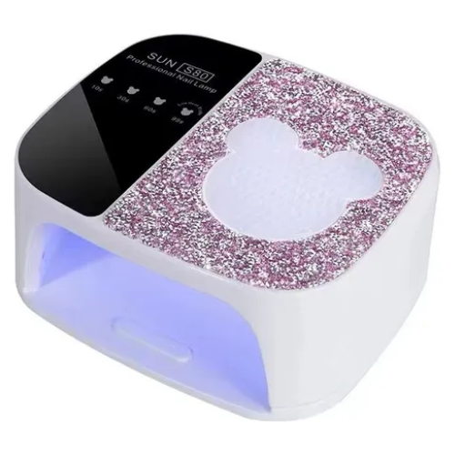 Лампа для манікюру SUN S80 UV/LED 168 Вт, 36 світлодіодів, таймер 10/30/60/99 с, датчик руху, біла Київ