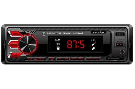 Автомагнітола Celsior CSW- 244M RGB BT/USB+USB Charge/MicroSD/ISO/доп. розєм (без радіатора) Вінниця