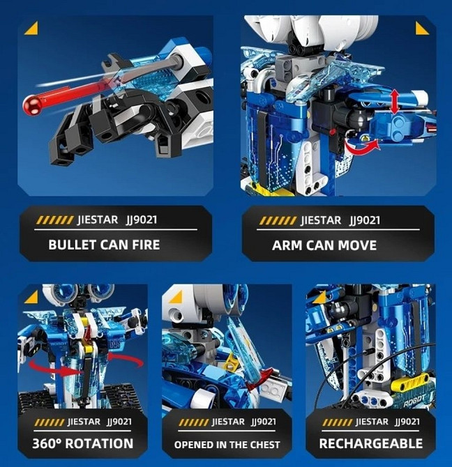 Конструктор робот лего з радіокеруванням пульт та електромотор Lego. Київ - фото 3