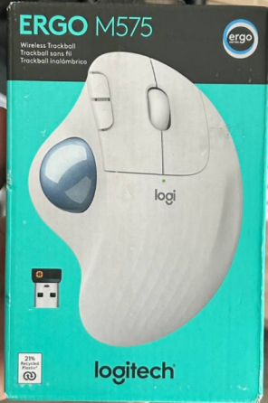 Мышь компьютерная Logitech Ergo M575 Bluetooth Graphite белого цвета MasterSem Киев