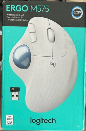 Мышь компьютерная Logitech Ergo M575 Bluetooth Graphite белого цвета MasterSem Киев - изображение 6