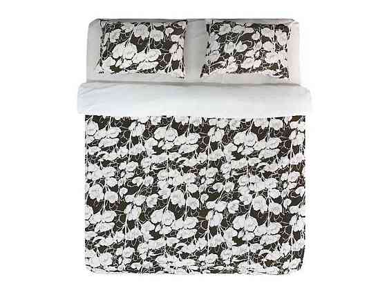 Комплект постельного белья Евро Printed 10055-9 80г/м2 CLOSED 18-1411 Plum Wine (2н 57) микрофибра ТМ ARCLOUD Киев