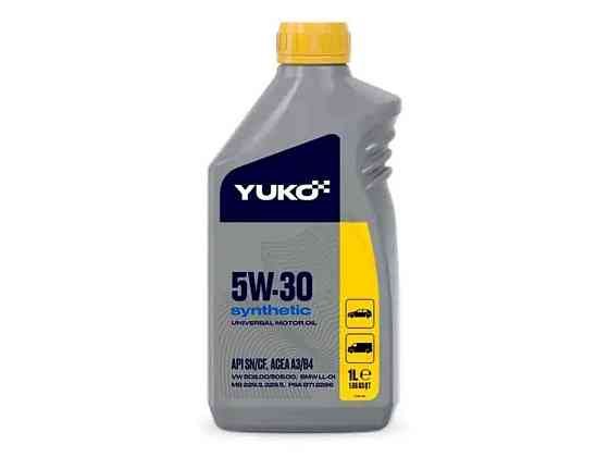 Масло моторное синтетическое SYNTHETIC 5W-30 API SN/CF 1л ТМ Yuko Киев
