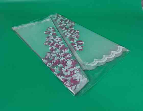 Упаковка конус під квіти h60/14низ/56верх(100 шт.) Рожеві квіти 170 (2) (100 шт.) Харків