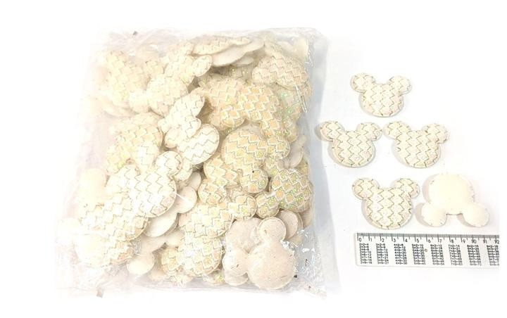 Нашивки аппликации на одежду молочные Микки 20 шт Киев - изображение 1