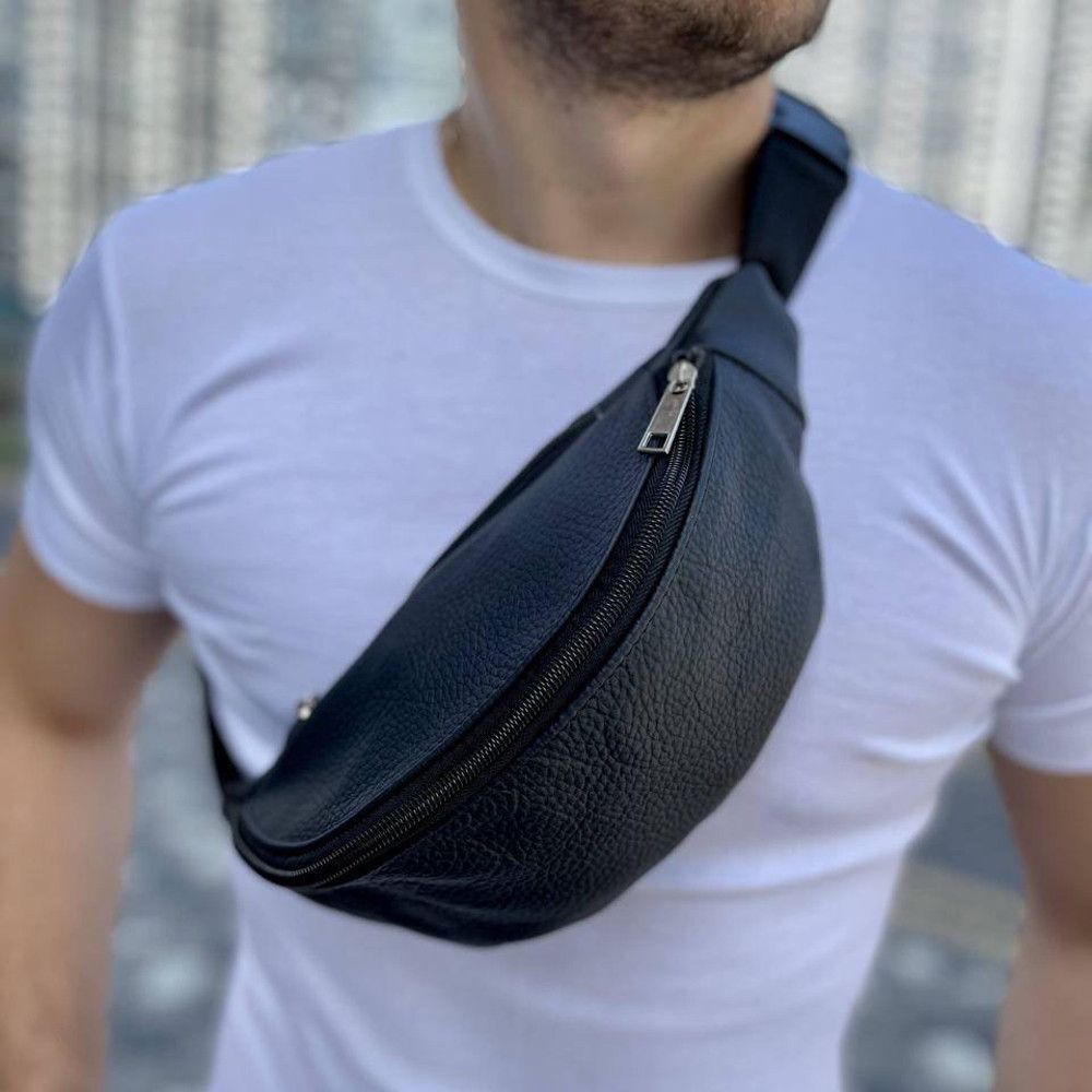 Вулична бананка, Бананка туристична, Сумка-бананка з додатковою кишенею Якісна чоловіча NR-79 Львів - фото 16