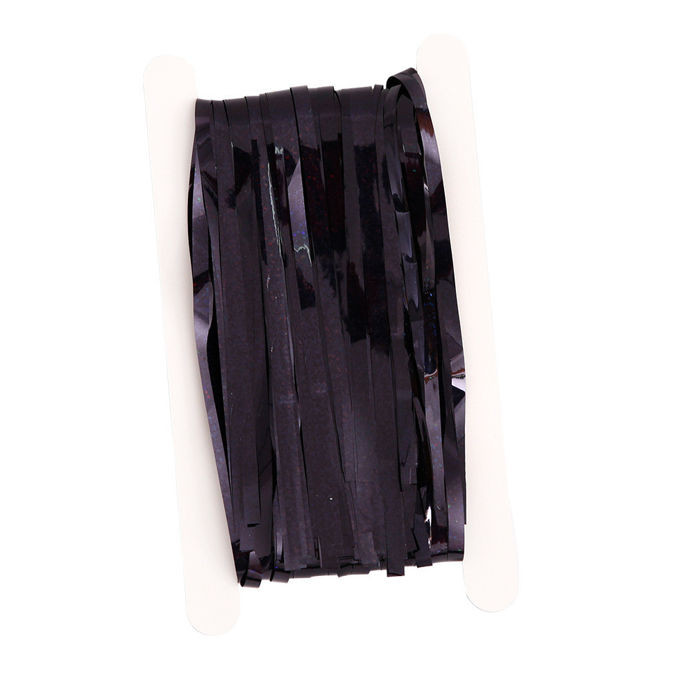 Дождик для фотозоны с голограммой для праздника 245 на 92 см черный Киев - изображение 2