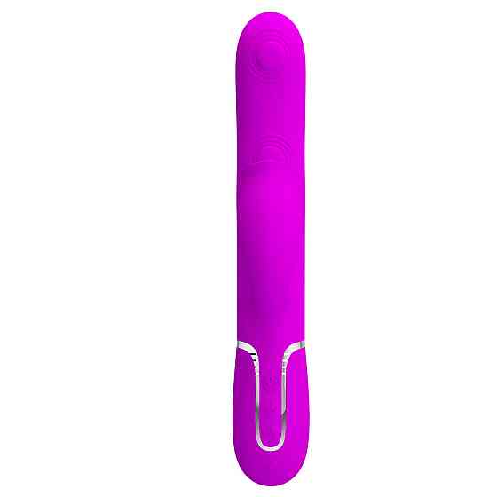 Вибратор-кролик PRETTY LOVE Gigiс стимулятором язычком, розовый, 22.8 х 3.4 см Sex Aura Киев