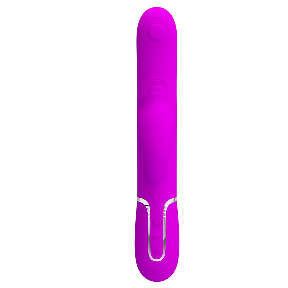 Вибратор-кролик PRETTY LOVE Gigiс стимулятором язычком, розовый, 22.8 х 3.4 см Sex Aura Киев - изображение 4