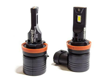 PRO Led mini лампа світлодіодна H11(H8/H9/H16) 12V 60W (ватт) SET/комплект Харків - фото 6