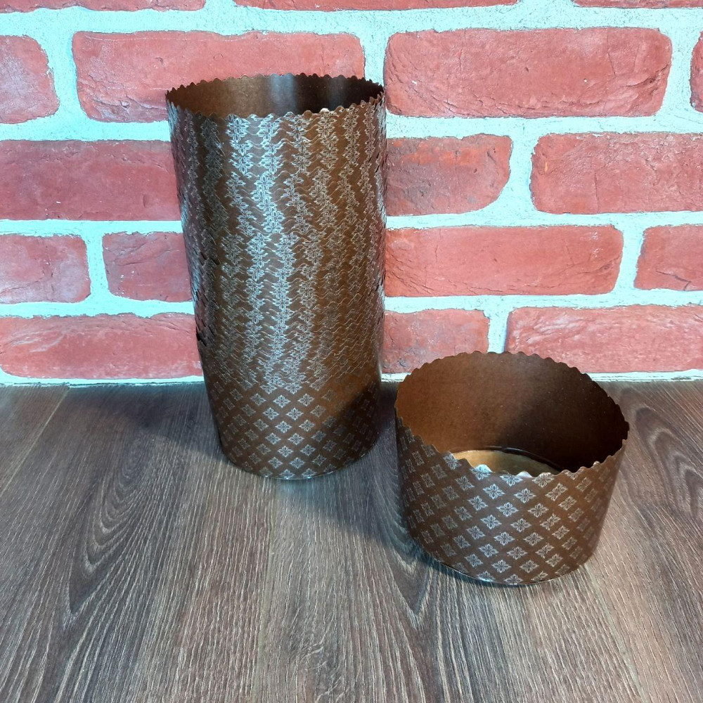 Форма для пасок 300–350 г d110×h85 «Італійські» — паперові форми для випікання, 50 шт Харків - фото 4