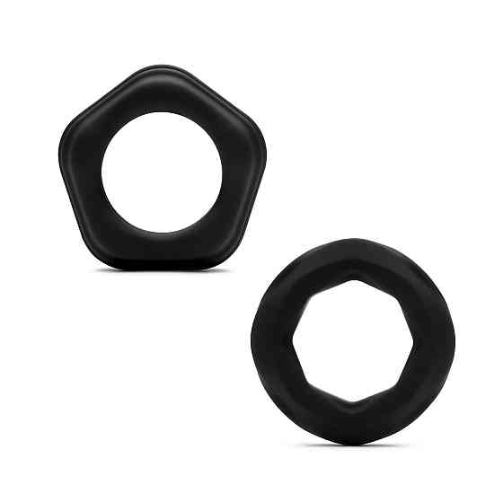 Набор эрекционных колец Joy Rings, цвет: чёрный, So Divine (Великобритания) Sex Aura Киев