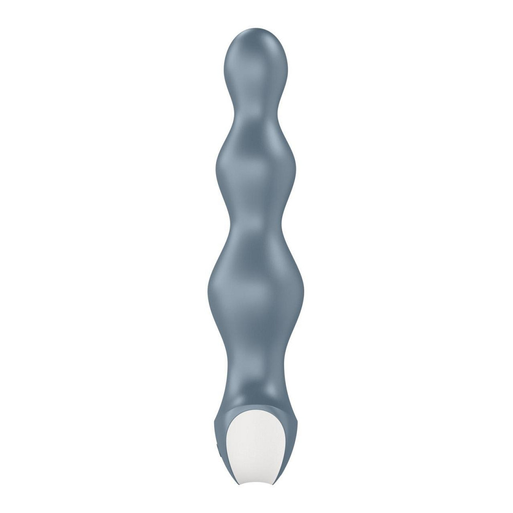 Анальний стимулятор-намистини з двома моторами Satisfyer Lolli-Plug 2 ice blue Sex Aura Київ - фото 3