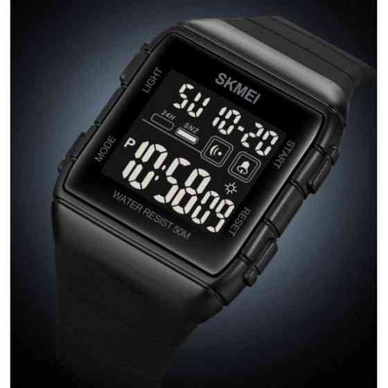 Чоловічий наручний годинник Skmei Hakaton Pro (Чорний) Київ