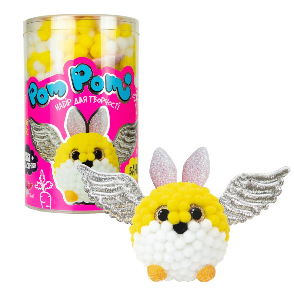 Дитячий набір для творчості Pom pom Банні Strateg 32016 (укр.) Вінниця - фото 1
