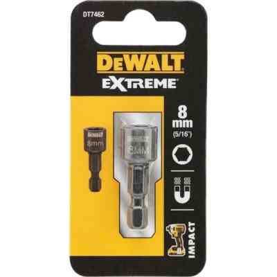 Головка магнітна DeWALT магнітна EXTREME Impact 1/4&quot; х8 мм, шестигранна (DT7462) Вінниця