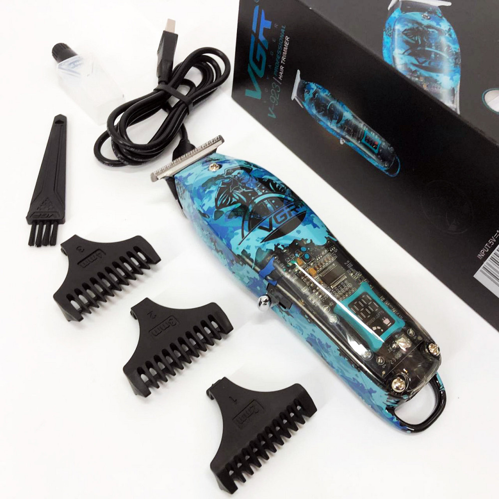 Машинка для стрижки волосся з регульованою довжиною VGR, Машинка для стрижки акумуляторна AR-89 Львів - фото 19