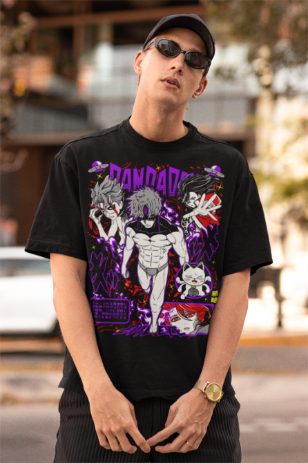 Футболка аниме Евил Ейе Дандадан Евил оверсайз (S/M/L) Черний AnimeJ0154 Днепр - изображение 7