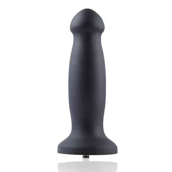 Силіконовий фалоімітатор для секс-машин Hismith 7.2" Black Silicone Anal Dildo, система KlicLok Sex Aura Київ