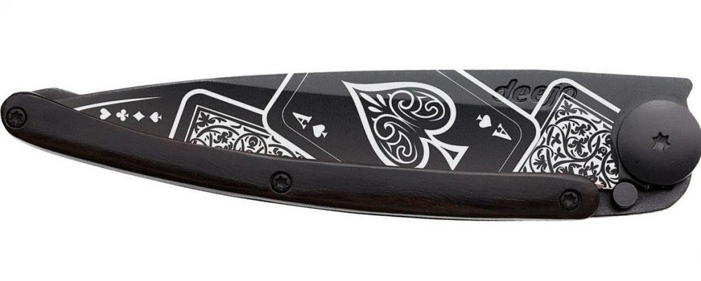 Универсальный Складной Нож с лазерной гравировкой Шанс Deejo 