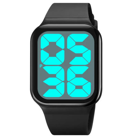 Часы цифровые наручные Skmei 1995 (Черный с белым) Киев