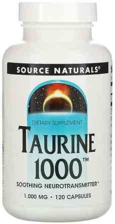 Таурин Source Naturals Taurine 1000 мг 120 капсул Київ