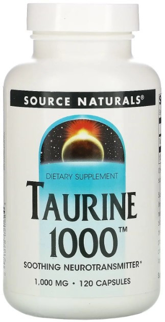 Таурин Source Naturals Taurine 1000 мг 120 капсул Київ - фото 1