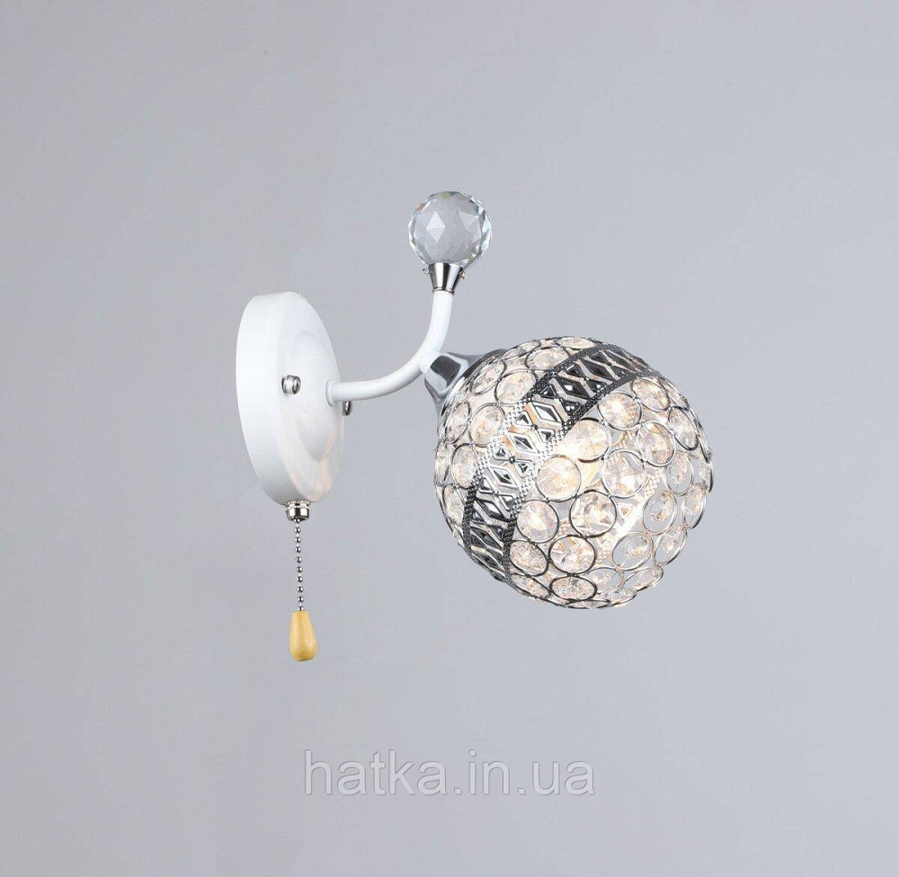 Бра настенная Sirius B N6422/1W WT+CR Киев - изображение 1