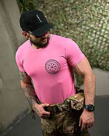 Бавовняна футболка ручки pink ПП7753 Київ