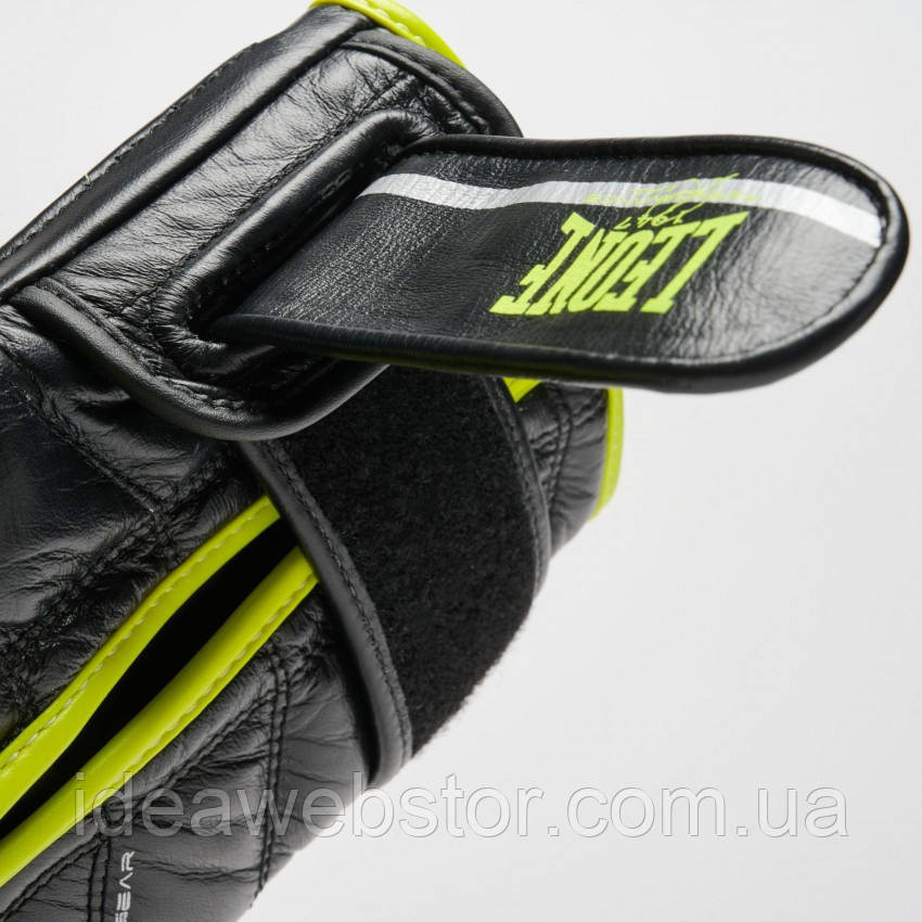 Боксерские перчатки Leone Revo Performance Fluo из натуральной кожи для тренировок Киев - изображение 10