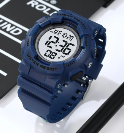 Чоловічий наручний спортивний годинник Skmei 2081 Синій з білим Вінниця