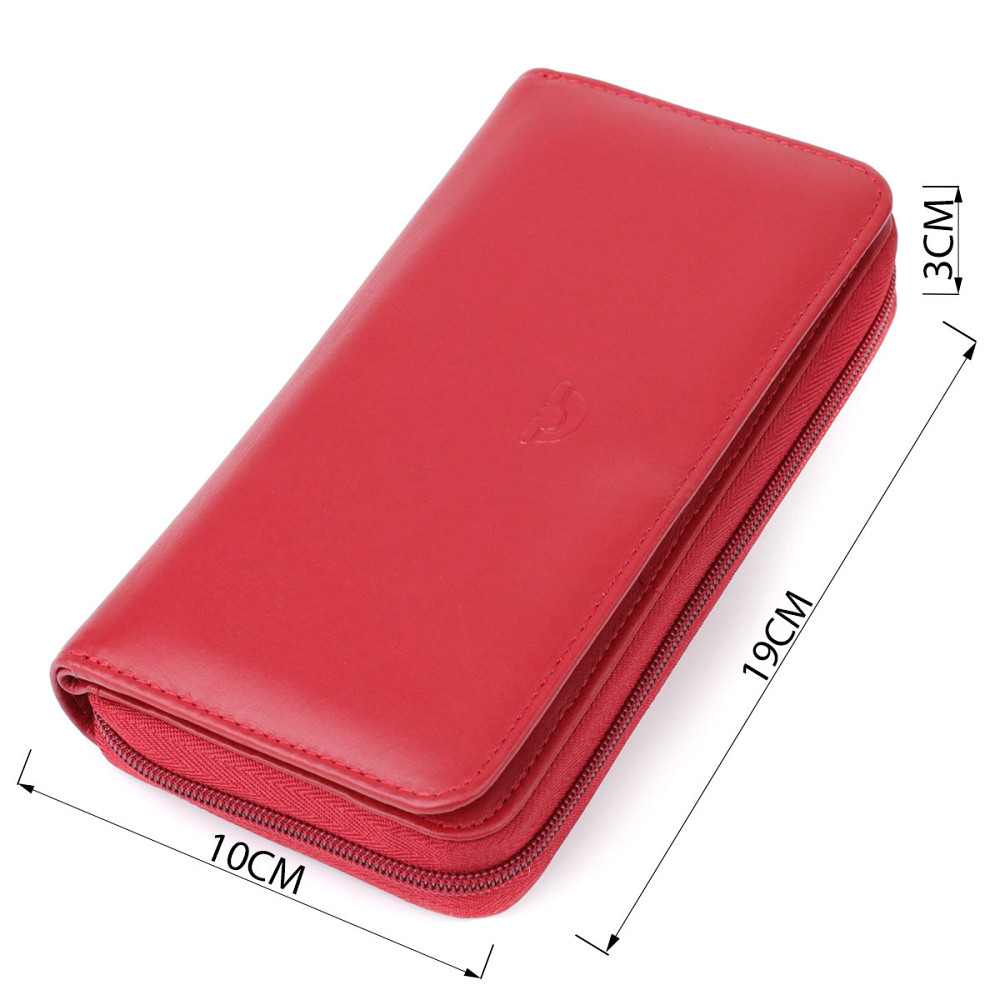 Вместительный женский кошелек из натуральной кожи Tony Perotti 20902_1 (1192 rosso) Красный Киев - изображение 3