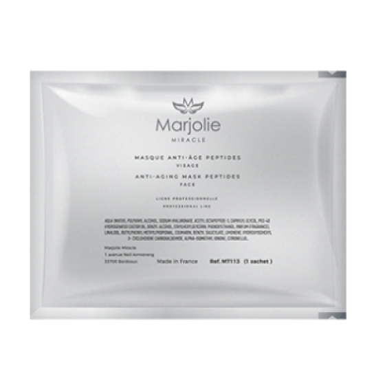 Marjolie Біоцелюлозна маска антивікової дії з пептидами Anti-Aging Mask Peptides Face, 1 саше Дніпро